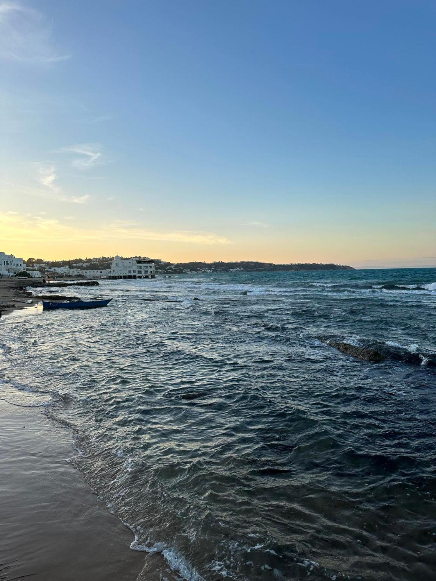 Luxeux Et Ideal A Marsa Plage Vue Sur Mer La Marsa Exterior foto