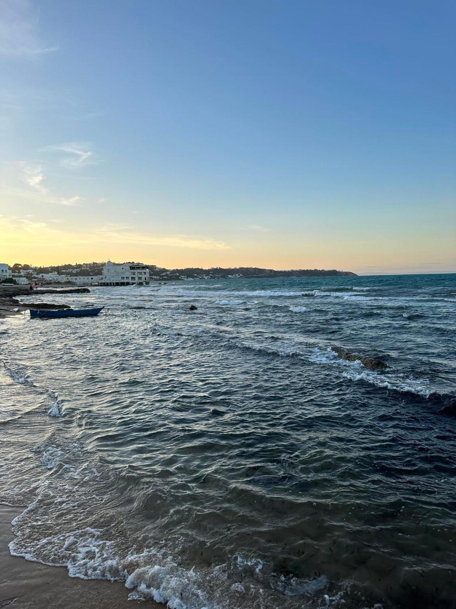 Luxeux Et Ideal A Marsa Plage Vue Sur Mer La Marsa Exterior foto